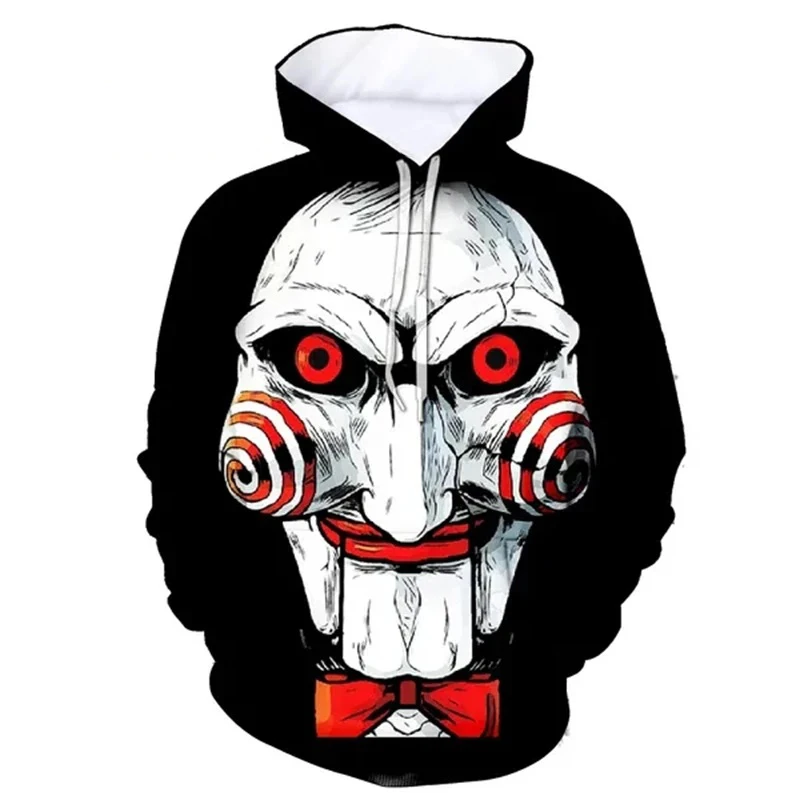 Saw Horror Movie 3D Print Hoodies Men Women Fashion Oversized Sweatshirts Hoodie Harajuku Pullovers Male Tracksuit Man Clothing
Saw Horror Movie 3D Print Hoodies Men Women Fashion Oversized Sweatshirts Hoodie Harajuku Pullovers Male Tracksuit Man Clothing