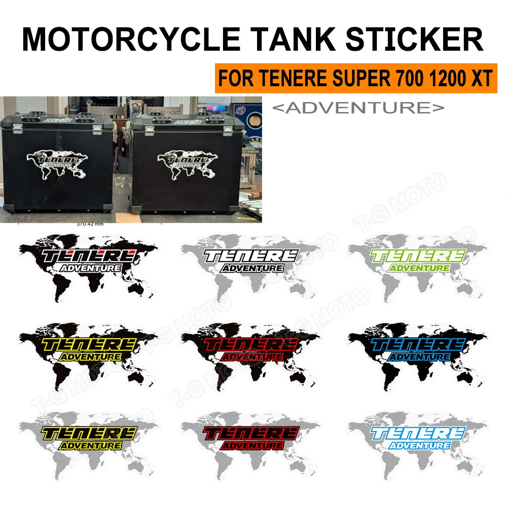 For TENERE SUPER 700 1200 XT 1200Z 1200XT 600 660 250 ADVENTURE Motorcycle Sticker Side Box Trunk Cases Decals Stickers
For TENERE SUPER 700 1200 XT 1200Z 1200XT 600 660 250 ADVENTURE Motorcycle Sticker Side Box Trunk Cases Decals Stickers