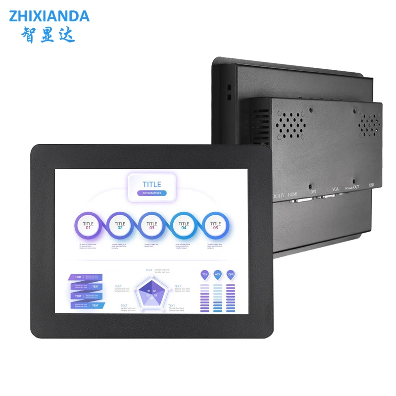 Embed10.4 Inch HD Industrial Grade Panel Mount Touch Screen Dsiplay LCD Monitor 1024x768 Resistive With HDMI VGA USB Interface
Embed10.4 Inch HD Industrial Grade Panel Mount Touch Screen Dsiplay LCD Monitor 1024x768 Resistive With HDMI VGA USB Interface