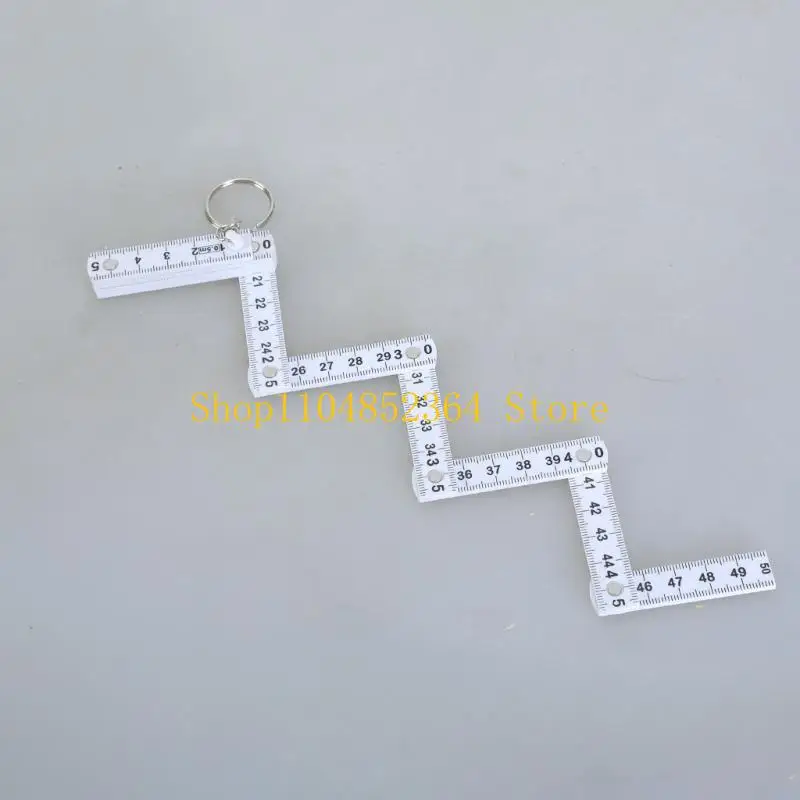652F Lightweight 50cm Foldable Measuring Ruler Keychain For Engineers And Designers
652F Lightweight 50cm Foldable Measuring Ruler Keychain For Engineers And Designers