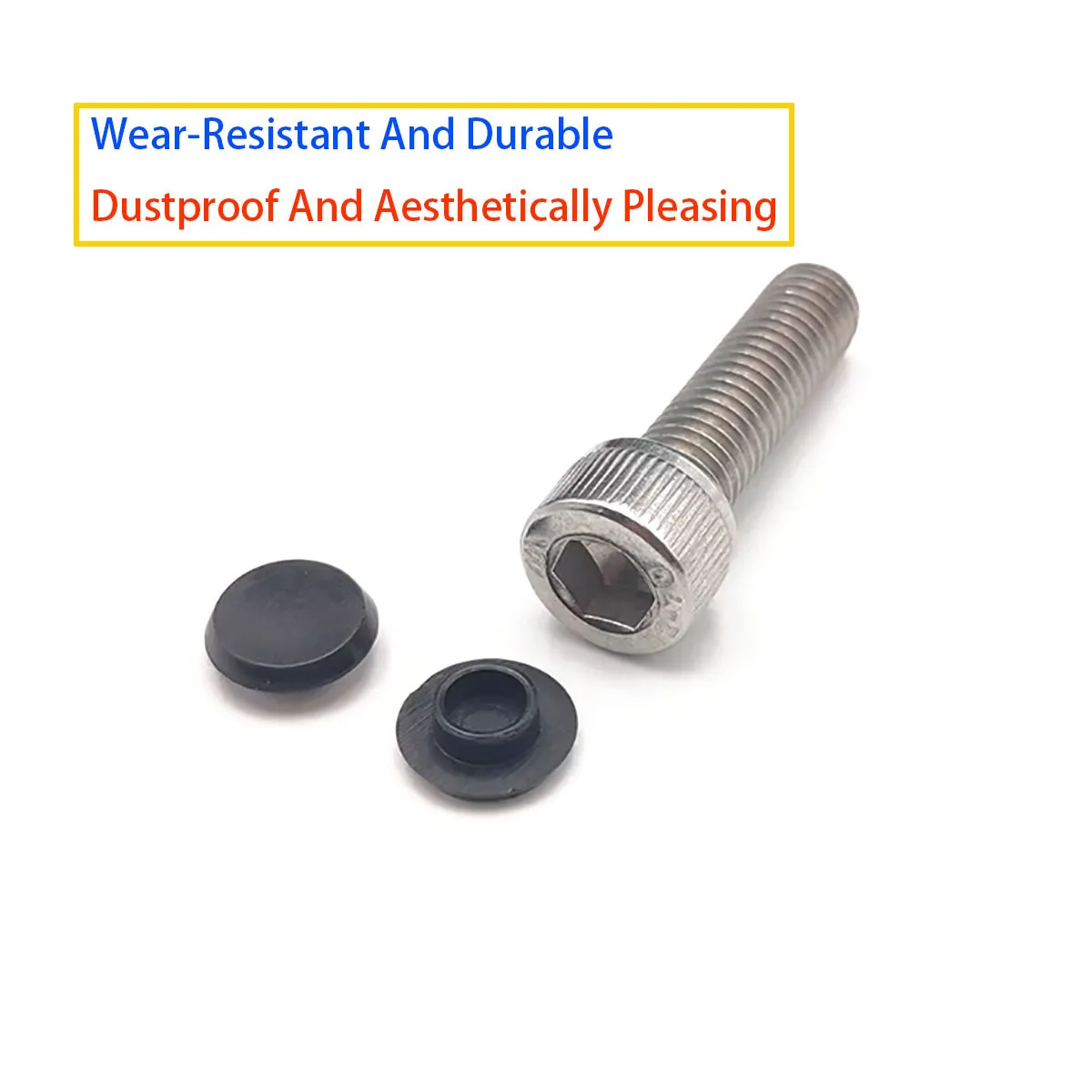 M4 Plastic Hex Bolt Protective Cover, Dustproof Waterproof Anti-corrosion Nut Cap for Mechanical Fastener
M4 Plastic Hex Bolt Protective Cover, Dustproof Waterproof Anti-corrosion Nut Cap for Mechanical Fastener