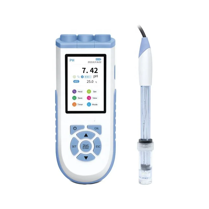 Portable pH Meter Type-C USB Charging Port Laboratory Water Analyzer Handheld Water Quality Tester 3.5" Color Display Screen
Portable pH Meter Type-C USB Charging Port Laboratory Water Analyzer Handheld Water Quality Tester 3.5" Color Display Screen