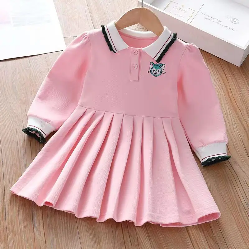 Children's Cartoon Sweater Dress Spring And Autumn 2023 New Girl Baby Pleated Girl Casual College Style Skirt Kids
Children's Cartoon Sweater Dress Spring And Autumn 2023 New Girl Baby Pleated Girl Casual College Style Skirt Kids