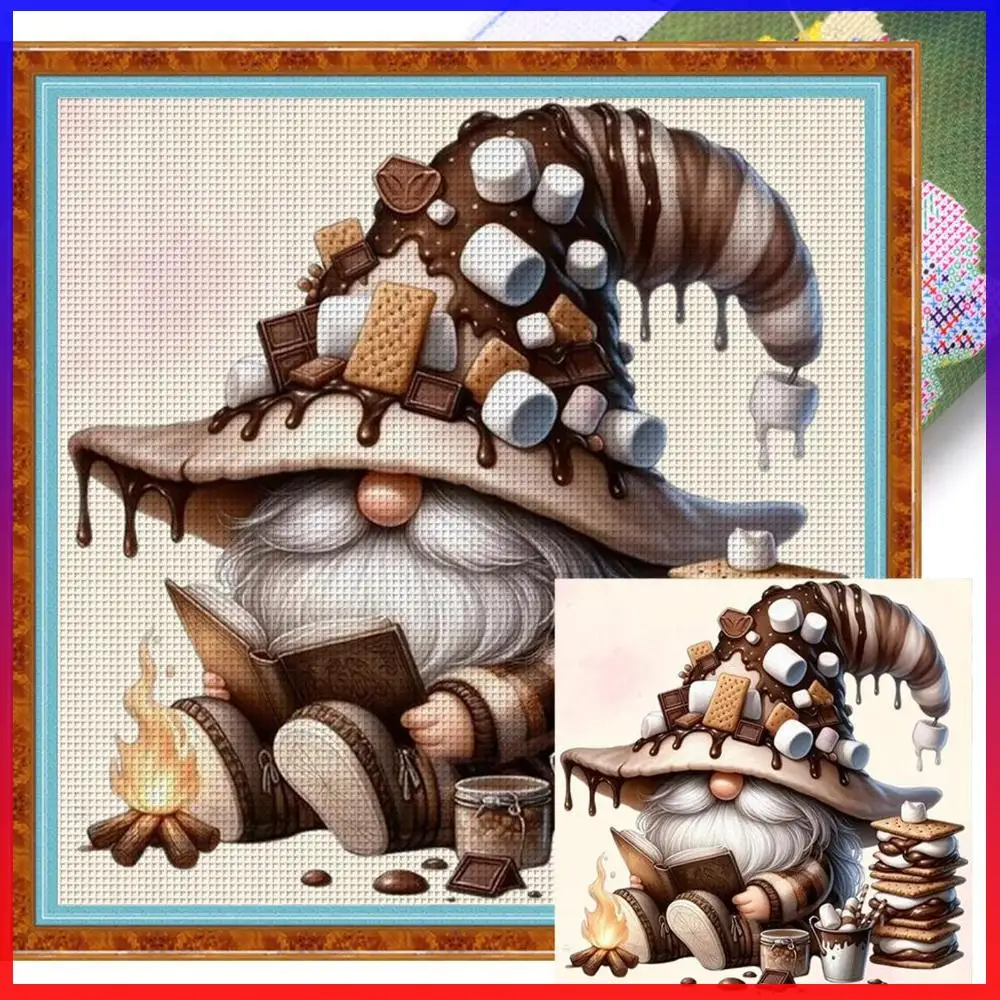 Full Embroidery cotton Thread 11CT Printed Gnome Cross Stitch Kit 40x40cm
Full Embroidery cotton Thread 11CT Printed Gnome Cross Stitch Kit 40x40cm