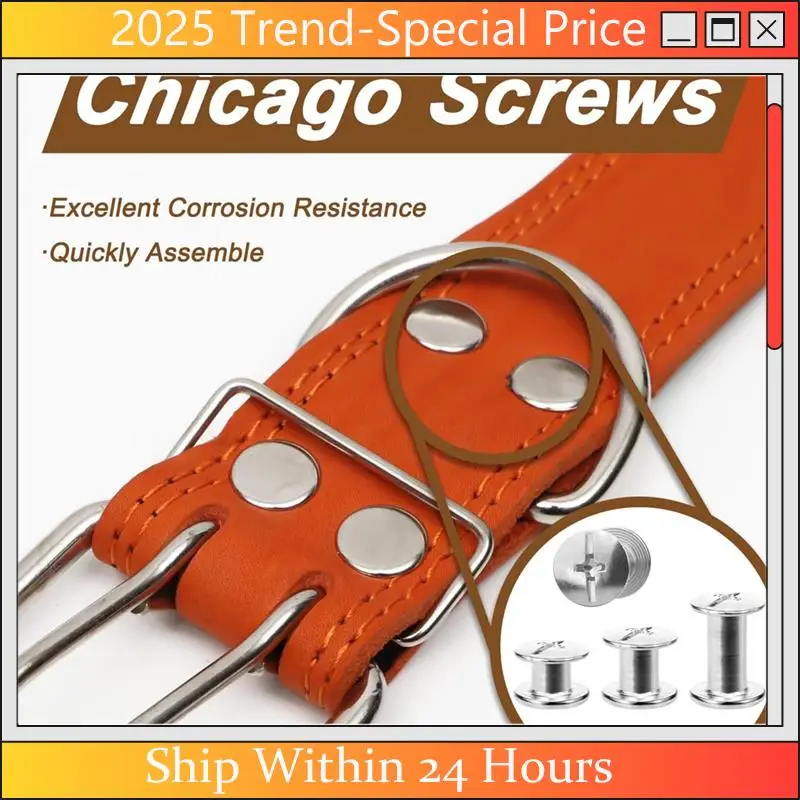 A61Z Deals 120 Sets Leather Rivet Binding Screws Hardware Fasteners For Belts, Wallets, Bags, Collars
A61Z Deals 120 Sets Leather Rivet Binding Screws Hardware Fasteners For Belts, Wallets, Bags, Collars