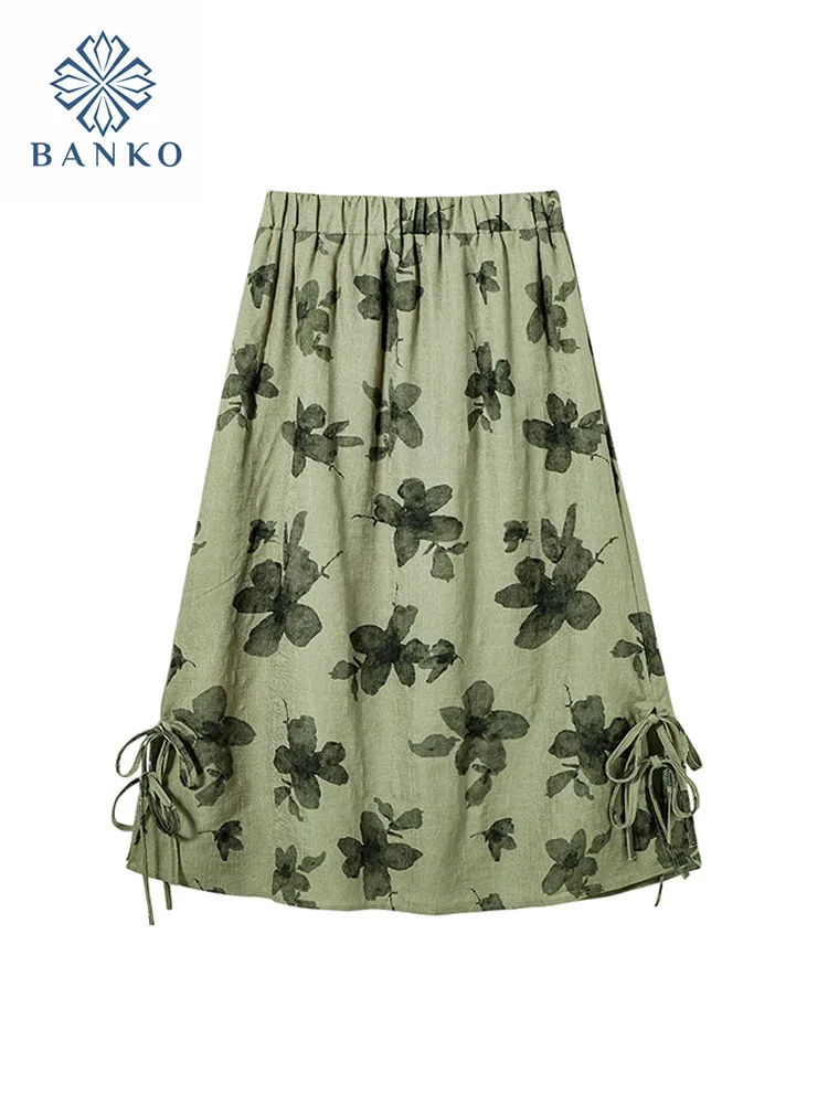 Summer 2024 Ins New Design Green Sweet Print Bow A-Line Skirt Women Fashion Elegant Sexy Slim Coquette Mid-Calf Skirt Harajuku
Summer 2024 Ins New Design Green Sweet Print Bow A-Line Skirt Women Fashion Elegant Sexy Slim Coquette Mid-Calf Skirt Harajuku