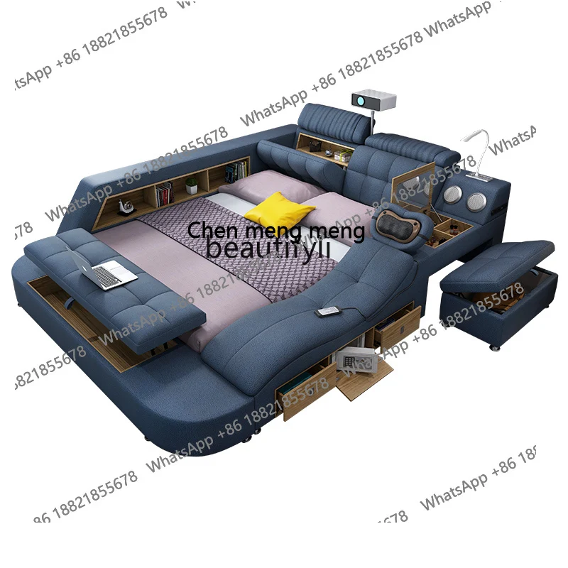 S7486 ss LBX Disposable Nano Technology Fabric Bed Massage Tatami Master Bedroom Double Bed Multifunctional Marriage Bed Project
S7486 ss LBX Disposable Nano Technology Fabric Bed Massage Tatami Master Bedroom Double Bed Multifunctional Marriage Bed Project