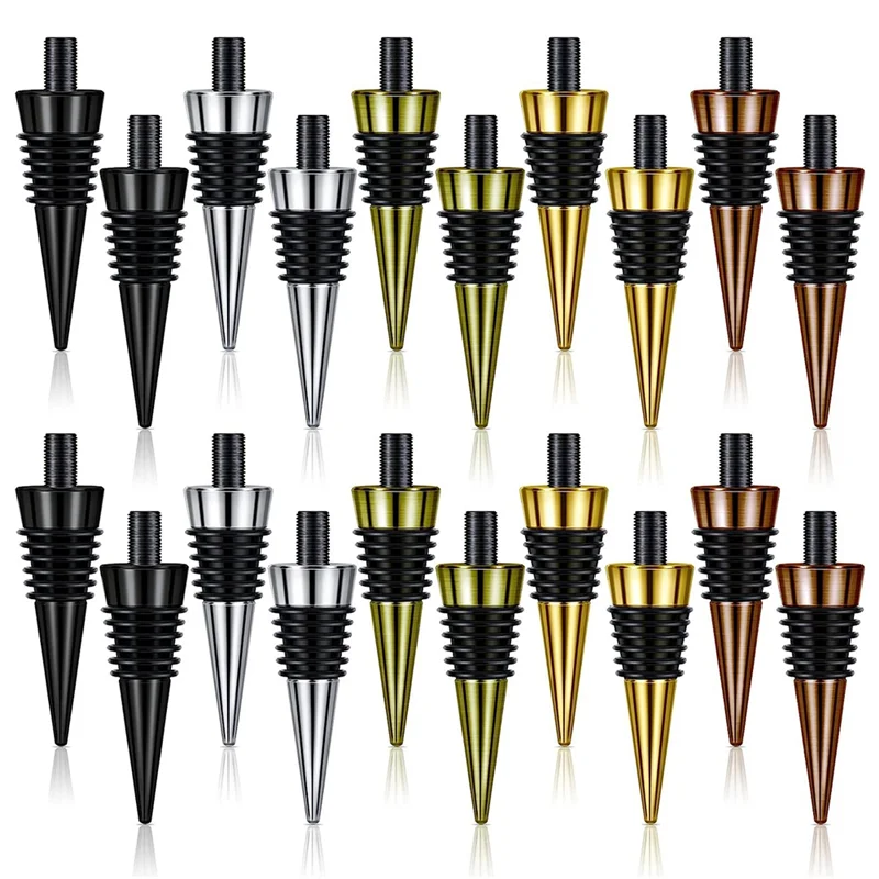 Hot sale 20Pieces Blank Bottle Stopper with Threaded Post Metal Wine Stopper Inserts Set Hardware for Wood Turning DIY Project
Hot sale 20Pieces Blank Bottle Stopper with Threaded Post Metal Wine Stopper Inserts Set Hardware for Wood Turning DIY Project