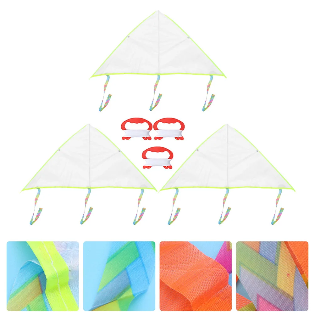 3 set White Blank Long Tail Outdoor Toy 3 Sets Fly Swivel Line DIY Graffiti Kids Easy To Fly Kite Painting Christmas Gifts
3 set White Blank Long Tail Outdoor Toy 3 Sets Fly Swivel Line DIY Graffiti Kids Easy To Fly Kite Painting Christmas Gifts