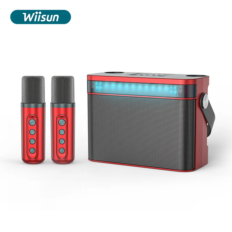 X Handle Wireless Speaker YS224 Dual Mic Disco RGB Light Subwoofer Bass Stereo Portable Outdoor Speaker Karaoke WiFi
X Handle Wireless Speaker YS224 Dual Mic Disco RGB Light Subwoofer Bass Stereo Portable Outdoor Speaker Karaoke WiFi
