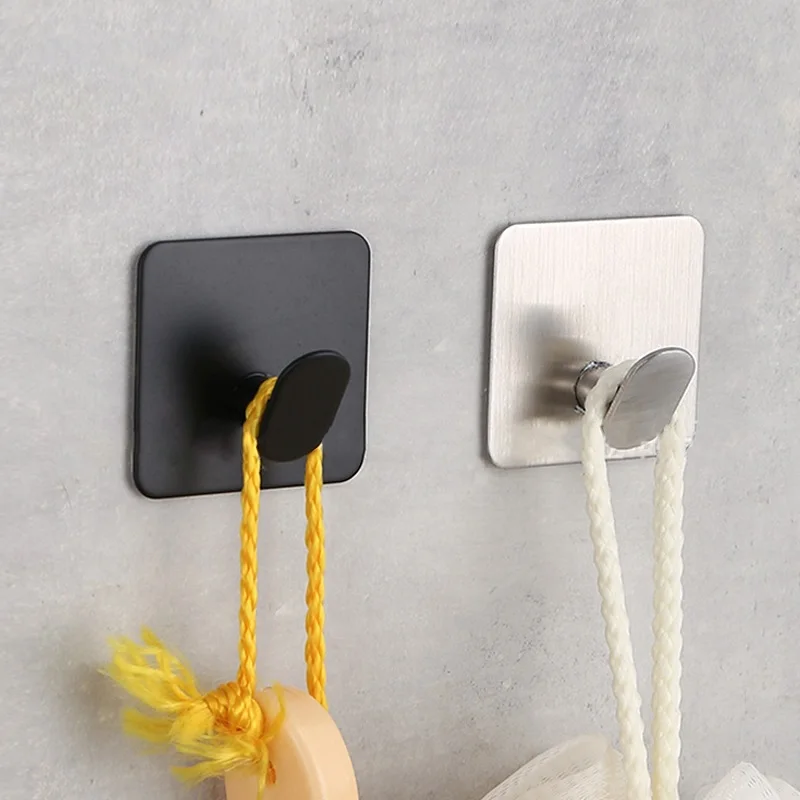 4/8Pcs Self-Adhesive Waterproof Stainless Steel Hooks Wall Mount Kitchen Bathroom Bedroom Organizer for Hanging Coat Hat Towel
4/8Pcs Self-Adhesive Waterproof Stainless Steel Hooks Wall Mount Kitchen Bathroom Bedroom Organizer for Hanging Coat Hat Towel