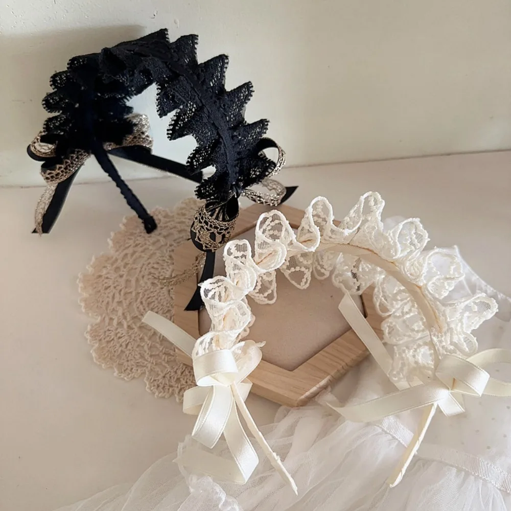 Retro Lace Hairbands for Toddler Girl Sweet Princess Bow Hair Hoop for Little Girl Black Beige Kids Headwear Hair Accessories
Retro Lace Hairbands for Toddler Girl Sweet Princess Bow Hair Hoop for Little Girl Black Beige Kids Headwear Hair Accessories