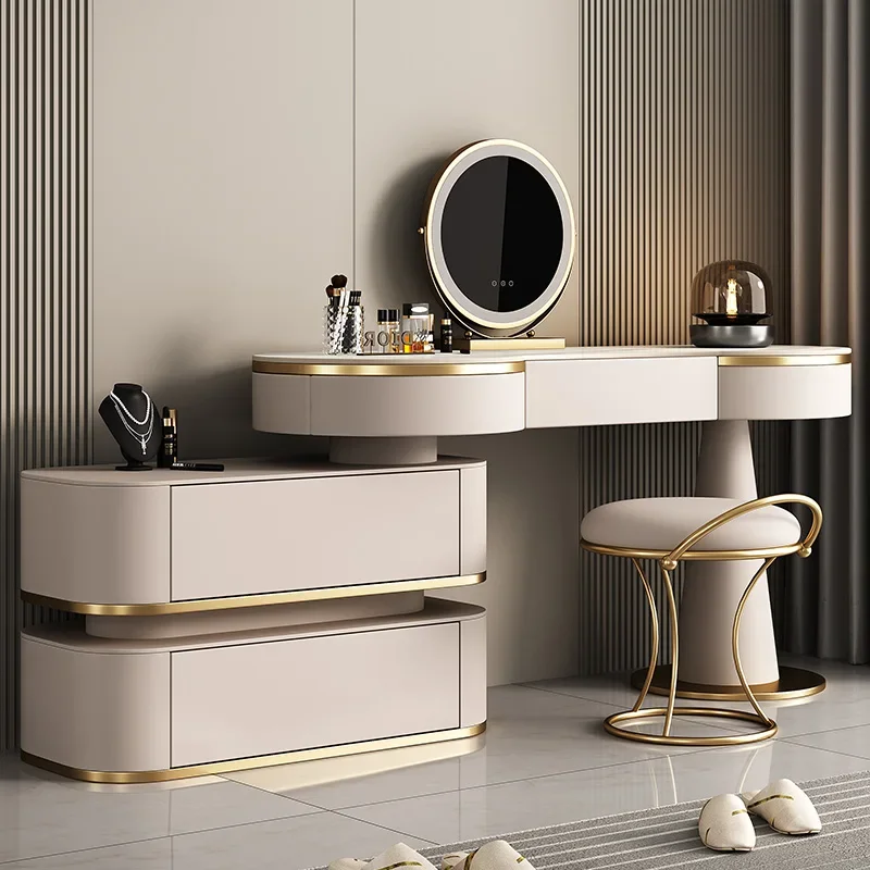 Bedroom Furniture Light Luxury Solid Wood Board Storage Cabinet Rock Board Makeup Vanity Dressing Table Toiletries Dressers
Bedroom Furniture Light Luxury Solid Wood Board Storage Cabinet Rock Board Makeup Vanity Dressing Table Toiletries Dressers