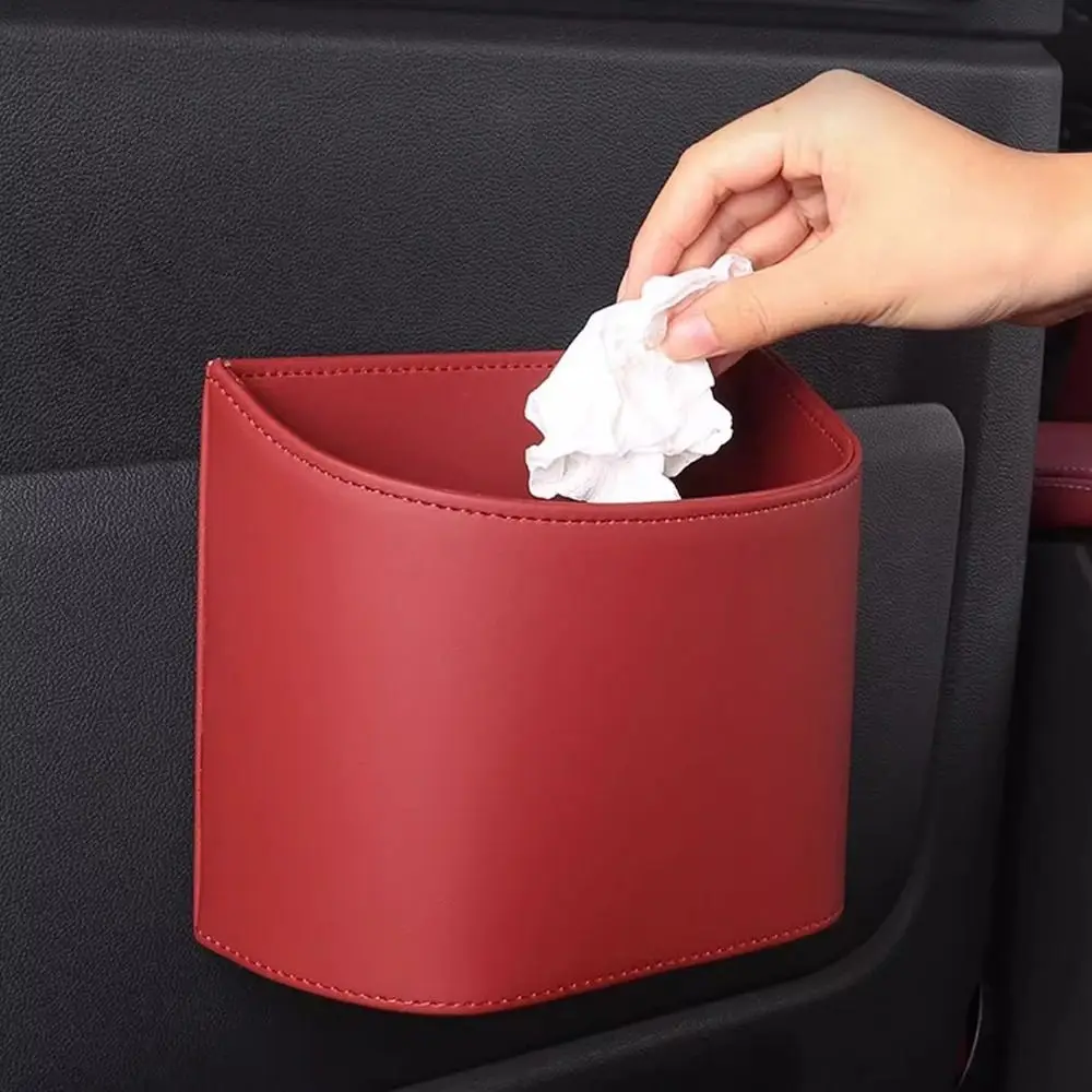 Leather Car Trash Can Waterproof Space Saving Car Backseat Storage Box Hanging Universal Rubbish Bucket Sundries
Leather Car Trash Can Waterproof Space Saving Car Backseat Storage Box Hanging Universal Rubbish Bucket Sundries