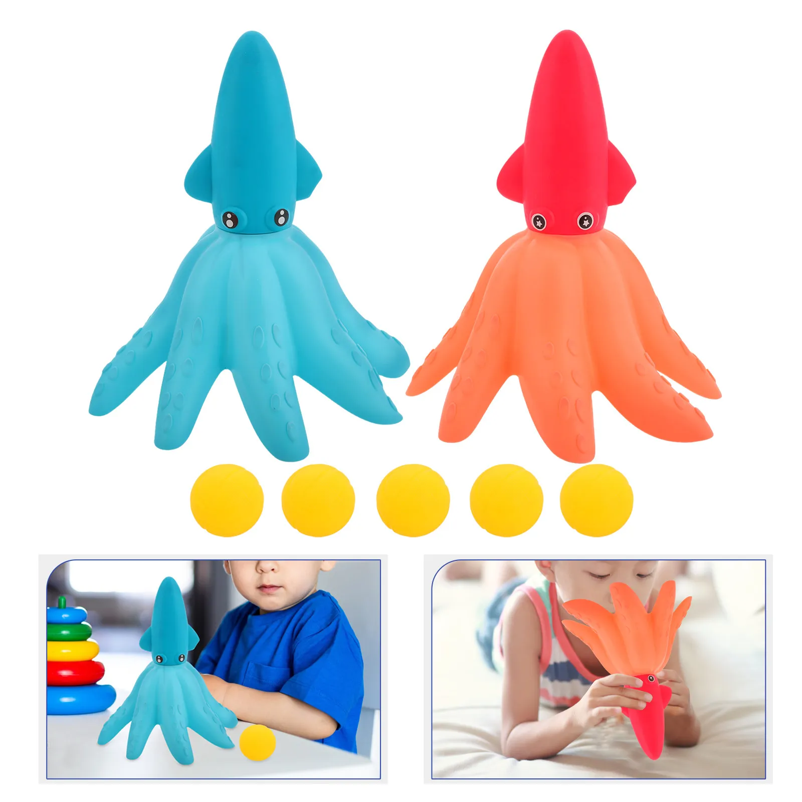 1Set Toss and Catch Ball Set Octopus Launcher Game for Kids Family Fun Outdoor Backyard Lawn Playground Physical Activity
1Set Toss and Catch Ball Set Octopus Launcher Game for Kids Family Fun Outdoor Backyard Lawn Playground Physical Activity