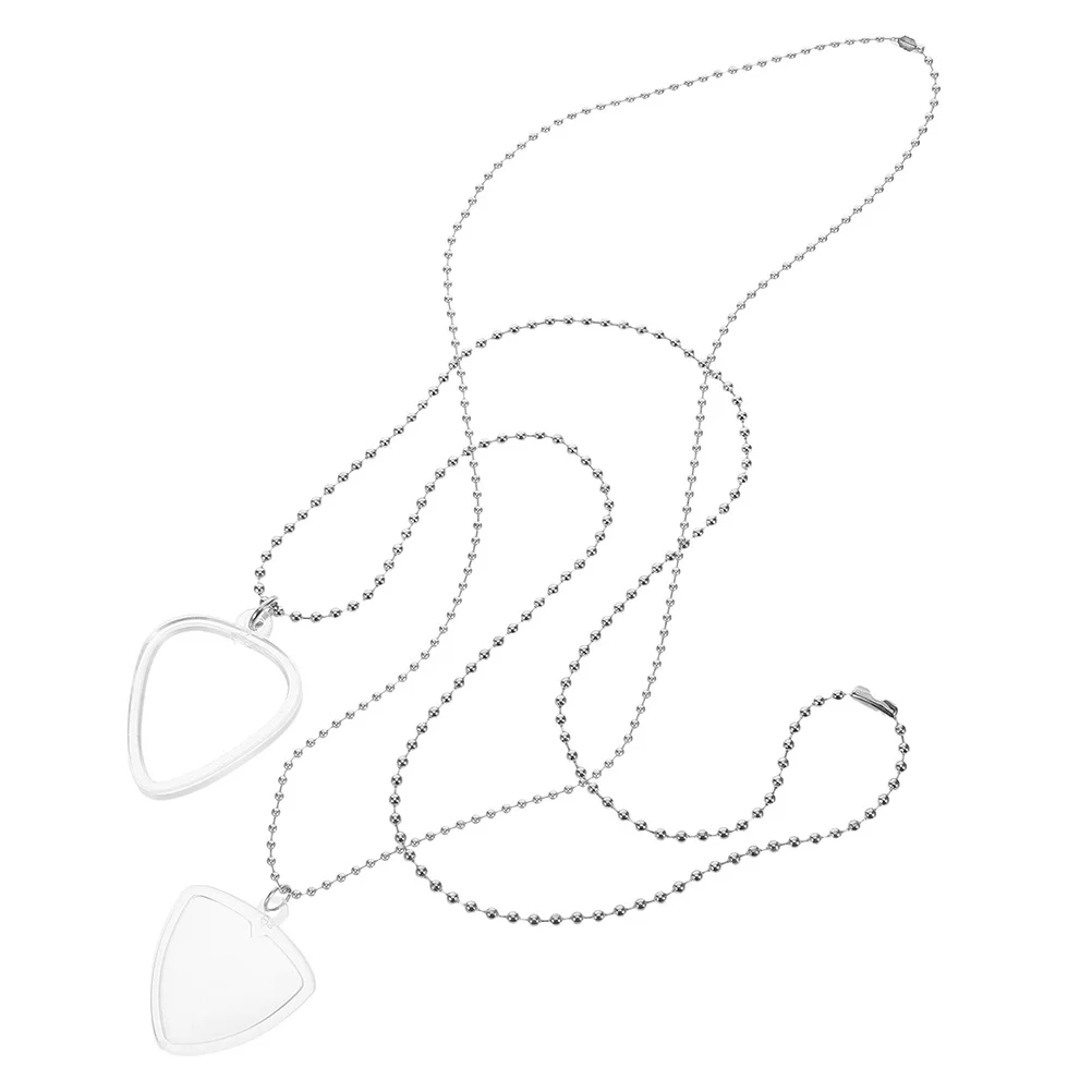 2Pcs Guitar Pick Display Holder Necklace Compact Storage for Home Stage Use Guitar Picks Holder Necklace Base Pick Sleeves
2Pcs Guitar Pick Display Holder Necklace Compact Storage for Home Stage Use Guitar Picks Holder Necklace Base Pick Sleeves