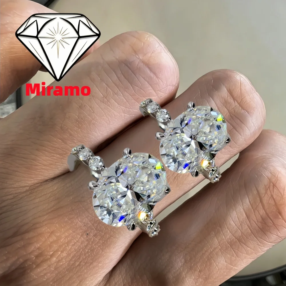 3/5/8Ct Oval Cut Halo Band Full Moissanite Engagement Ring Luxury Wedding Rings Women's S925 Sterling Silver with Certificate
3/5/8Ct Oval Cut Halo Band Full Moissanite Engagement Ring Luxury Wedding Rings Women's S925 Sterling Silver with Certificate
