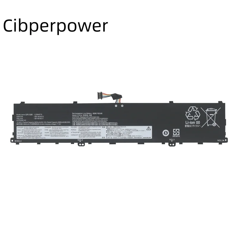 Аккумулятор для ноутбука L20D4P75, L20M4P75 15,48 В/5815 мАч/90 Втч для серии P1 G4 5B11B79217, 5B11B79218, SB11B79215, SB11B79216
Аккумулятор для ноутбука L20D4P75, L20M4P75 15,48 В/5815 мАч/90 Втч для серии P1 G4 5B11B79217, 5B11B79218, SB11B79215, SB11B79216