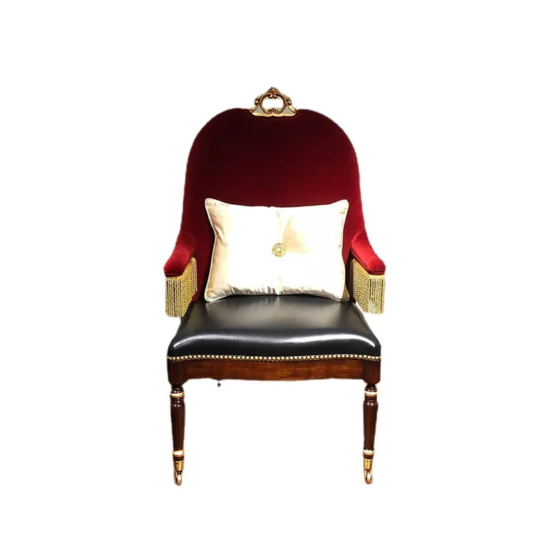 Lounge chair English single chair living room villa mansion furniture
Lounge chair English single chair living room villa mansion furniture