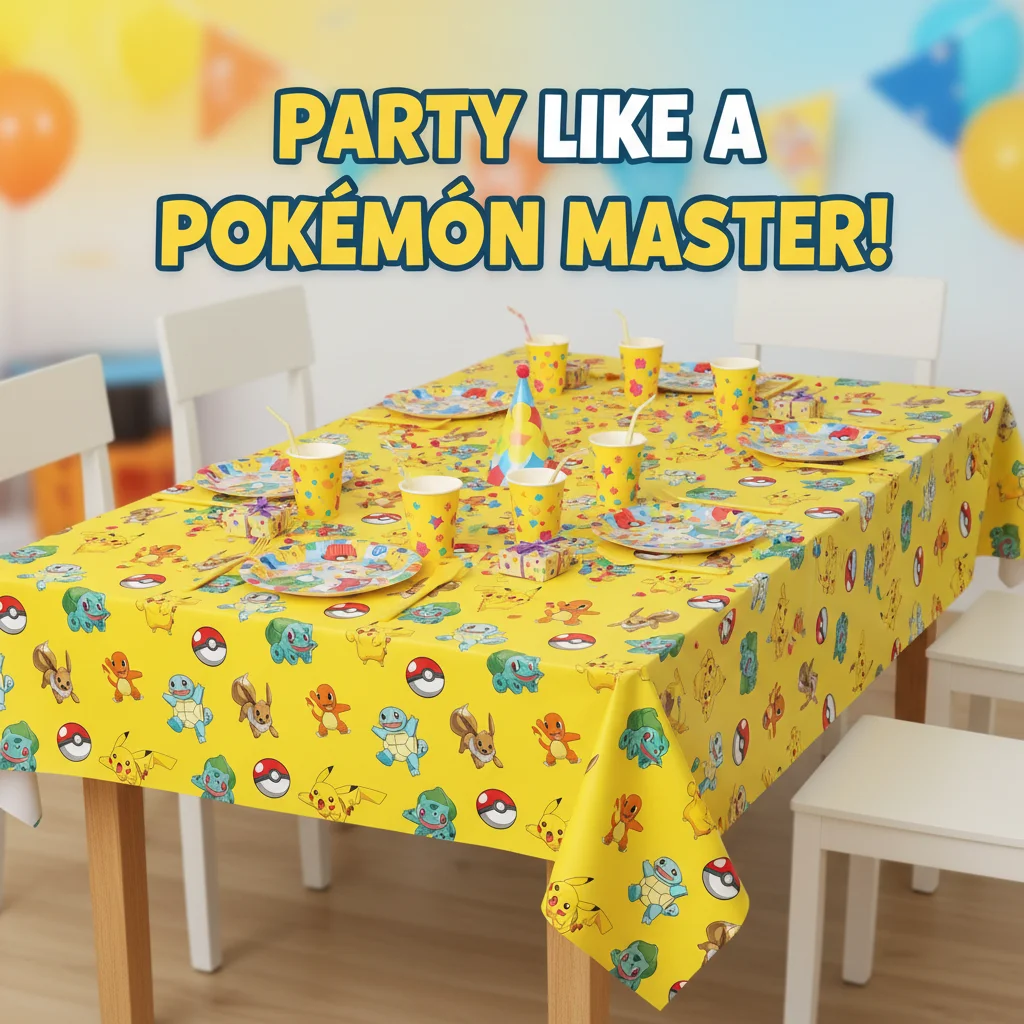 Pokemon Tablecloth Birthday Party Decoration Pikachu Disposable Table Cloth Table Cover Baby Shower Pikachu Party favor Supplies
Pokemon Tablecloth Birthday Party Decoration Pikachu Disposable Table Cloth Table Cover Baby Shower Pikachu Party favor Supplies