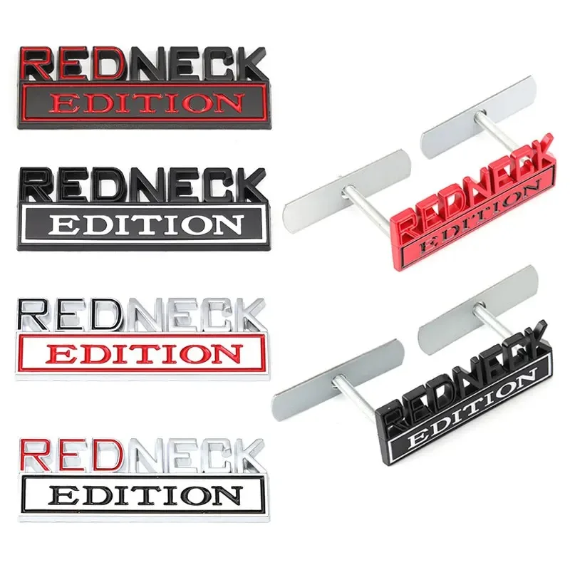 3D Metal REDNECK Edition Car Front Hood Grille Badge Emblem Decals Trunk Sticker Universal Auto Motorcycle Styling Accessories
3D Metal REDNECK Edition Car Front Hood Grille Badge Emblem Decals Trunk Sticker Universal Auto Motorcycle Styling Accessories