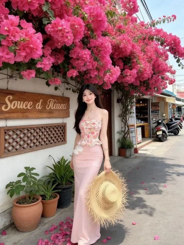 Stunning Island Vacation Photo Ready Two Piece Set Summer Travel Fashionable Dopaamine Beachwear High Waist Long Skirt Top
Stunning Island Vacation Photo Ready Two Piece Set Summer Travel Fashionable Dopaamine Beachwear High Waist Long Skirt Top