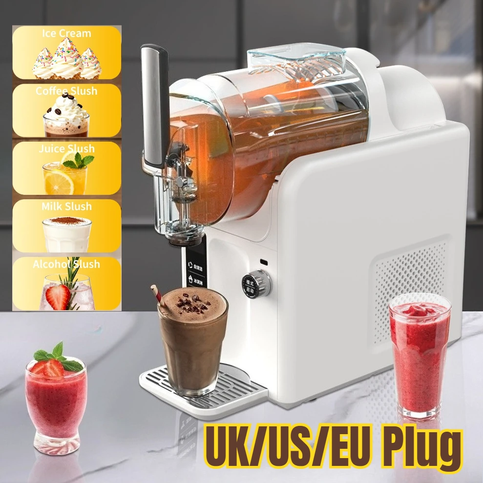 Ice Cream Machine Slushie Slushy Maker Frozen Drink No Ice Needed Self Cleaning for Soft Serve Margarita Frappés Milkshake
Ice Cream Machine Slushie Slushy Maker Frozen Drink No Ice Needed Self Cleaning for Soft Serve Margarita Frappés Milkshake