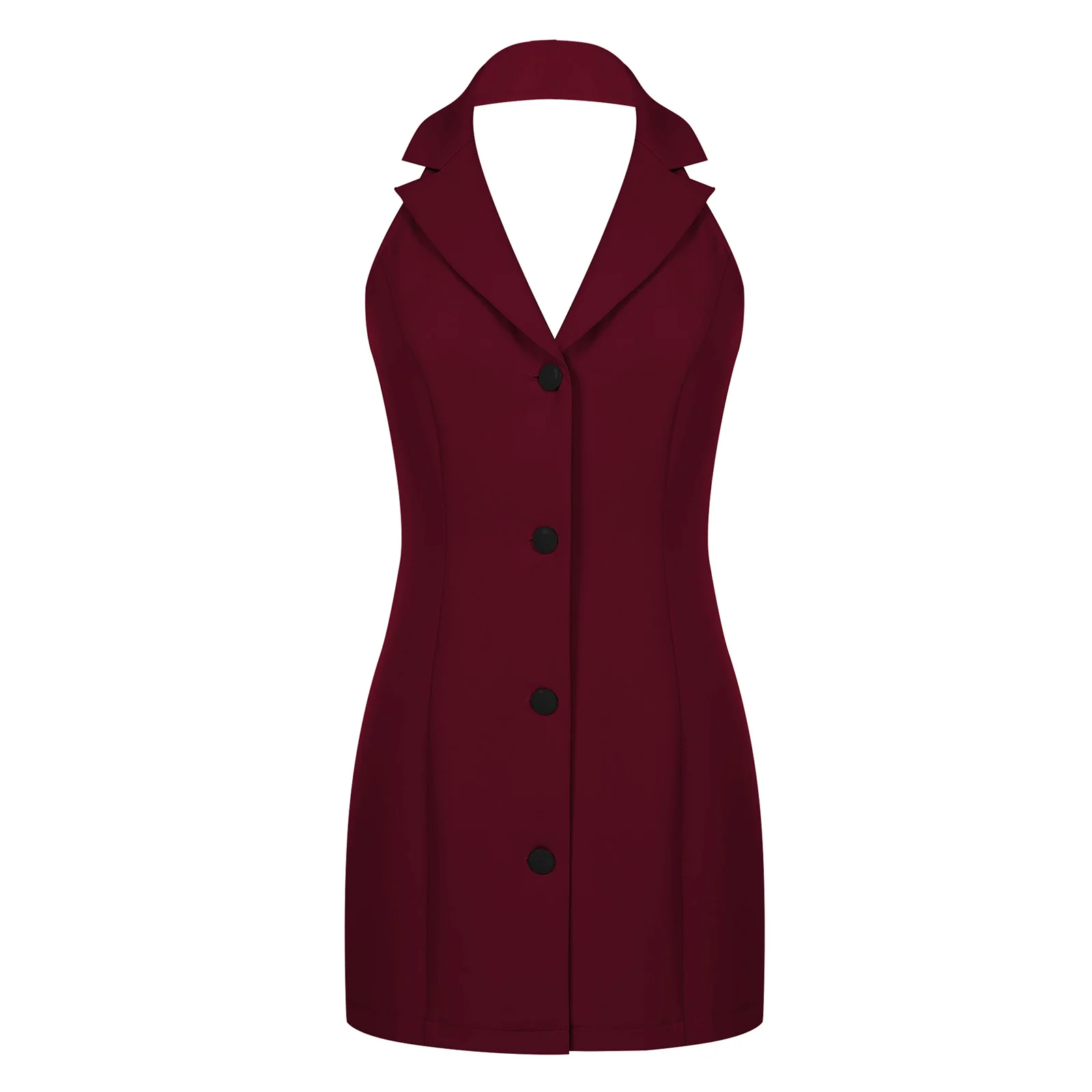Women's Sexy Elegant Blazer Dress V-Neck Sleeveless Backless High Waist Thigh Length for Cocktail Party Night Out Clubwear
Women's Sexy Elegant Blazer Dress V-Neck Sleeveless Backless High Waist Thigh Length for Cocktail Party Night Out Clubwear