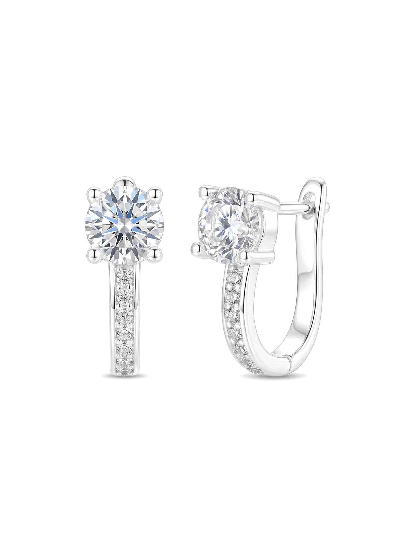 A pair of 925 sterling silver sparkling large zircon double hoop earrings – elegant, stylish jewelry perfect for daily wear
A pair of 925 sterling silver sparkling large zircon double hoop earrings – elegant, stylish jewelry perfect for daily wear