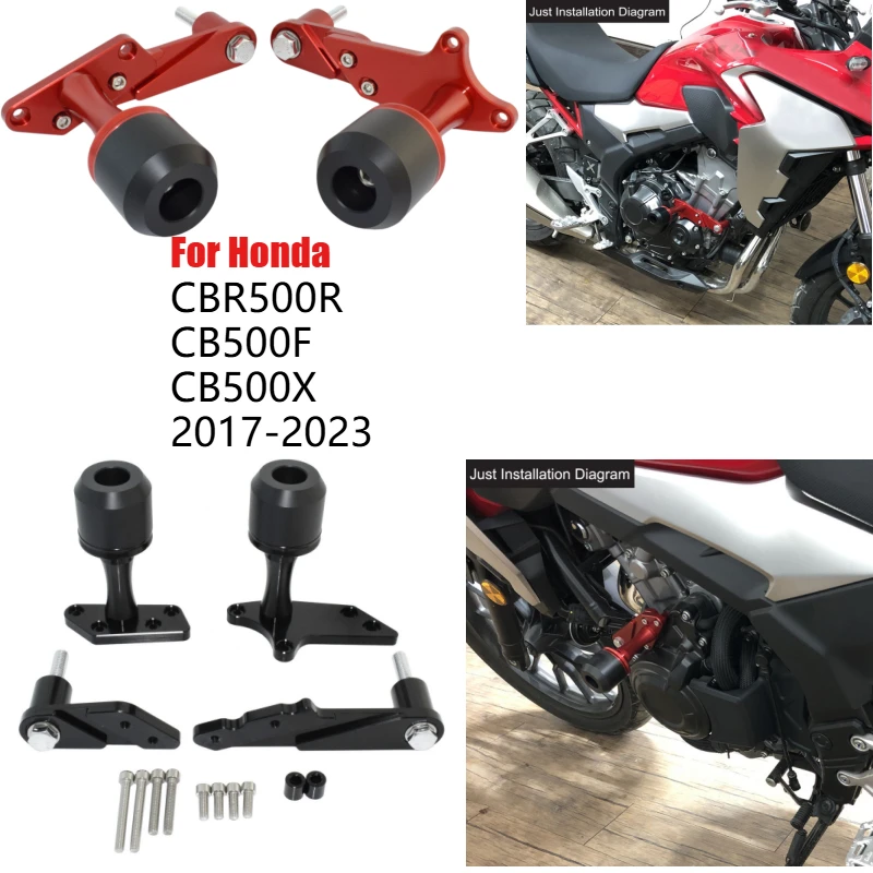 Защитные накладки на раму для мотоциклов Honda CBR500R CB500F CB500X 2019-2023, аксессуары для защиты двигателя от падений, протекторы CB500 F X
Защитные накладки на раму для мотоциклов Honda CBR500R CB500F CB500X 2019-2023, аксессуары для защиты двигателя от падений, протекторы CB500 F X