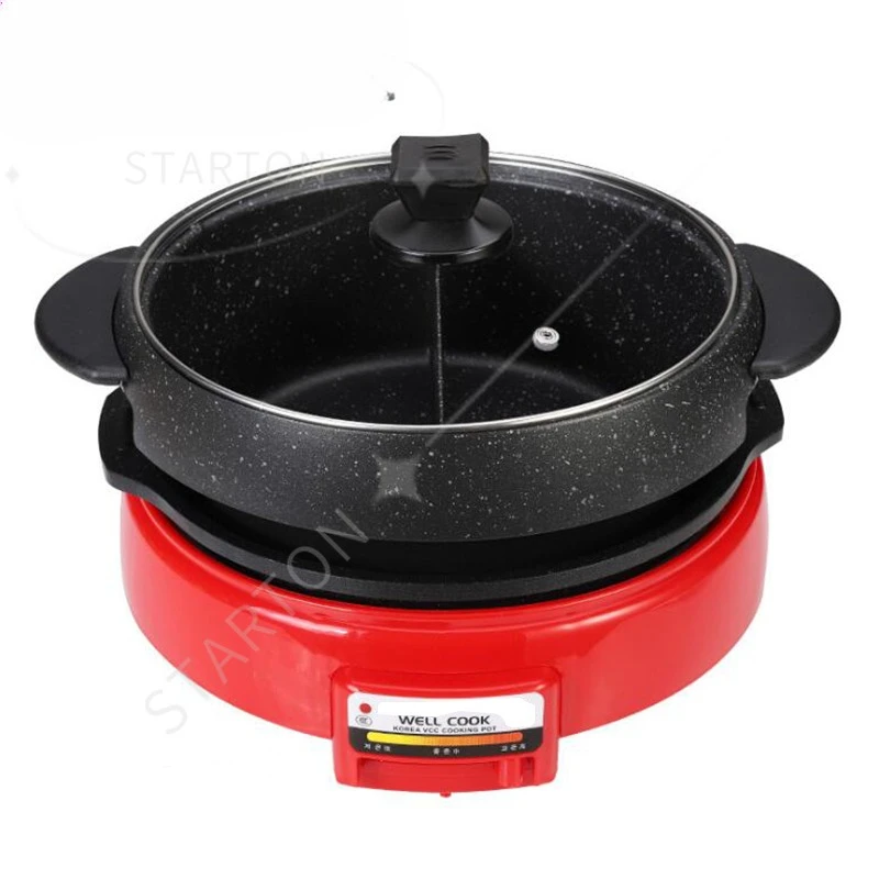 Teppanyaki Frying Pan Electric Shabu Roaster Oven Korean Barbecue Grill Heater Stew Soup Hotpot Skillet Cooker Pot
Teppanyaki Frying Pan Electric Shabu Roaster Oven Korean Barbecue Grill Heater Stew Soup Hotpot Skillet Cooker Pot