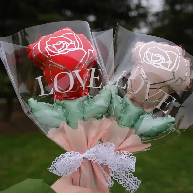 5pcs Flower Ballons Bouquet Rose Aluminum Film Ballon Bouquets Birthday Decoration Mother's Valentine’s Day Diy Gift Weddings
5pcs Flower Ballons Bouquet Rose Aluminum Film Ballon Bouquets Birthday Decoration Mother's Valentine’s Day Diy Gift Weddings