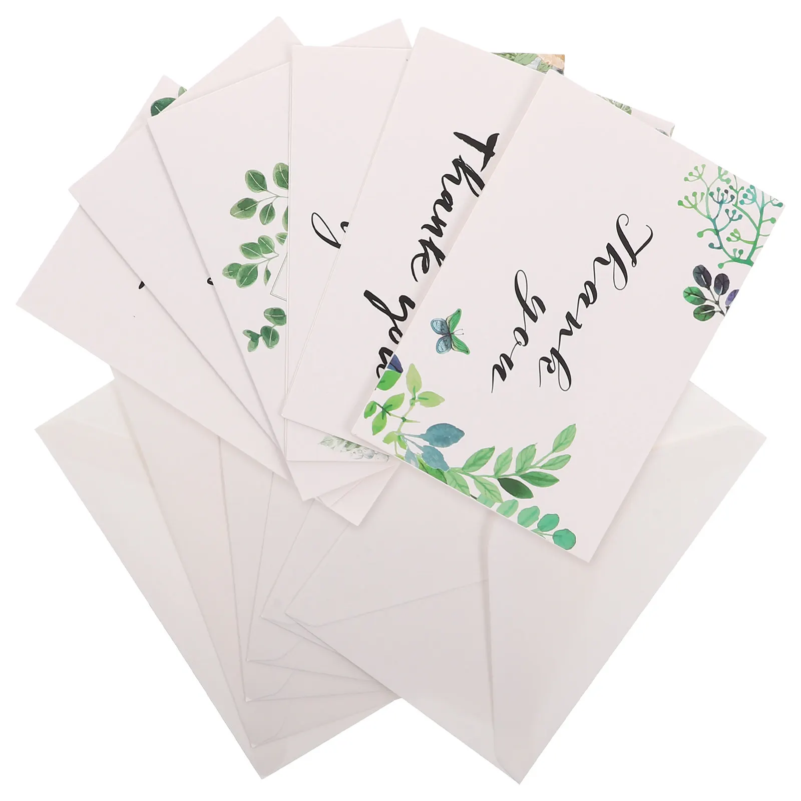 12Pcs Eco Friendly Blank Thank You Cards with Fresh Plant Leaf Flower Patterns Greeting Cards for Birthday Festival Christmas
12Pcs Eco Friendly Blank Thank You Cards with Fresh Plant Leaf Flower Patterns Greeting Cards for Birthday Festival Christmas