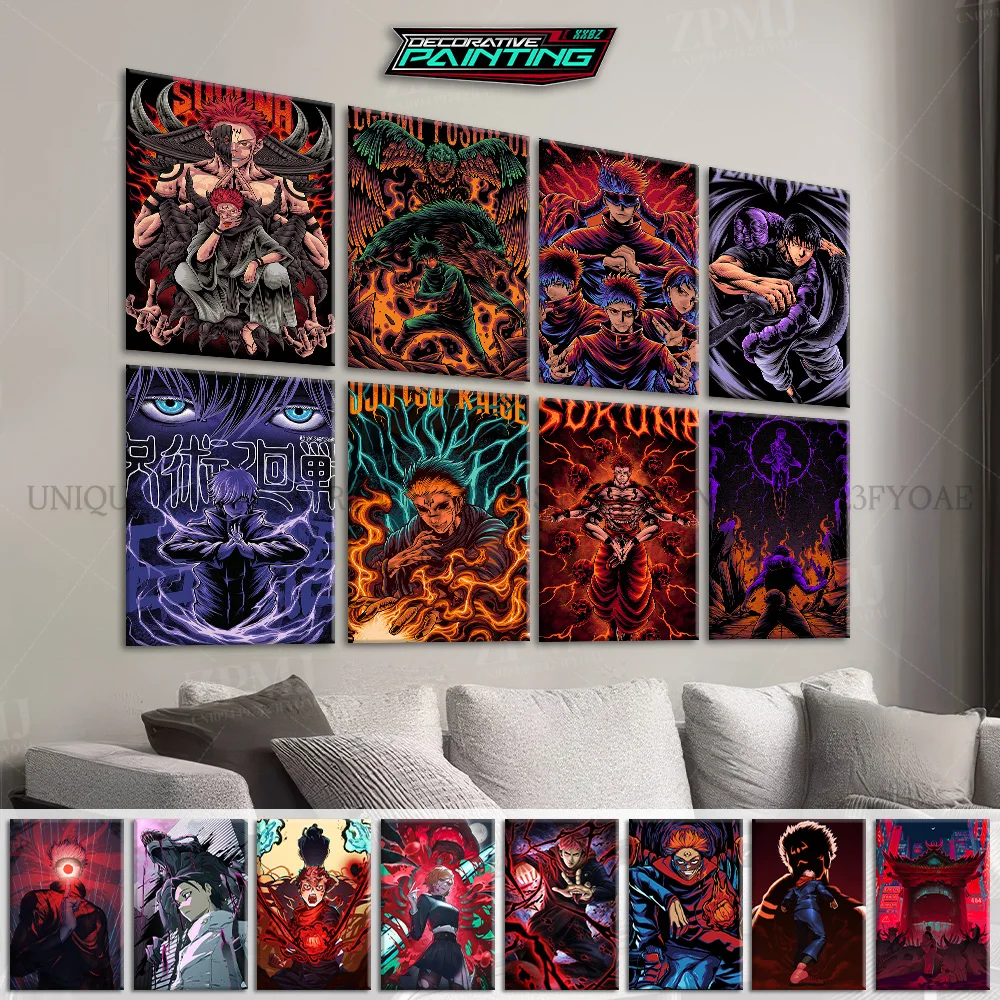 Jujutsu Kaisen Home Decoration Canvas HD Print Poster Japanese Anime Figures Satoru Gojo Painting Room Wall Art Picture No Frame
Jujutsu Kaisen Home Decoration Canvas HD Print Poster Japanese Anime Figures Satoru Gojo Painting Room Wall Art Picture No Frame