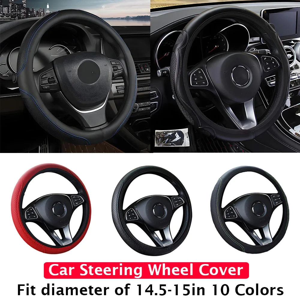 Car Steering Wheel Cover Non-slip Car Steering Wheel Cover Embossed Pattern Steering Wheel Cover 37-38cm Easy Installation
Car Steering Wheel Cover Non-slip Car Steering Wheel Cover Embossed Pattern Steering Wheel Cover 37-38cm Easy Installation
