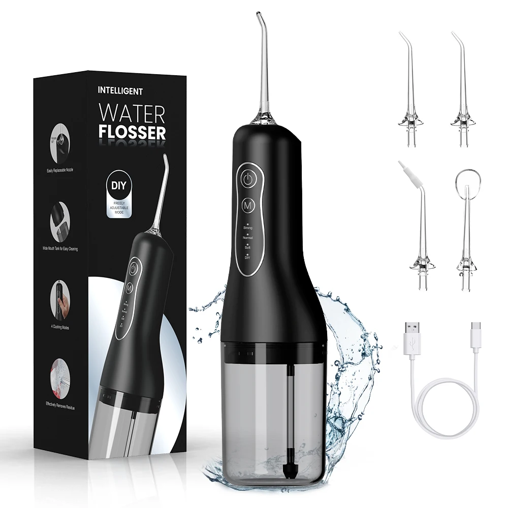 Oral irrigator USB rechargeable dental floss portable dental sprayer 260ML water tank waterproof oral care cleaning
Oral irrigator USB rechargeable dental floss portable dental sprayer 260ML water tank waterproof oral care cleaning