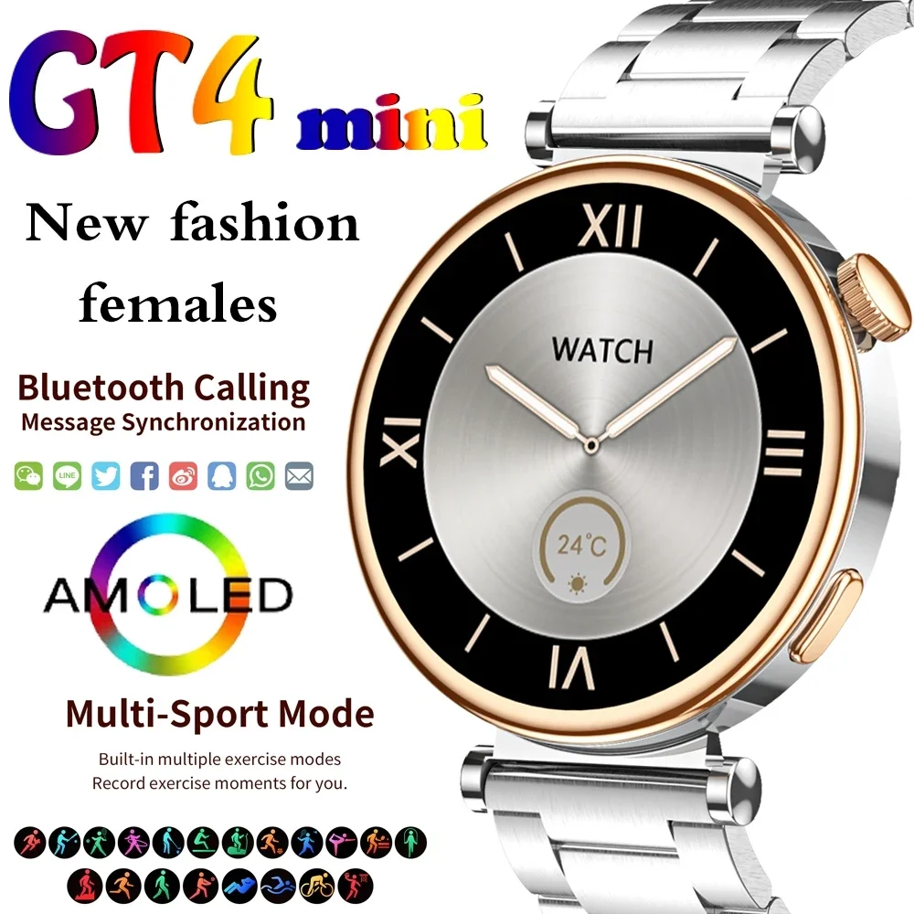 For Huawei Xiaomi GT4 Mini Smartwatch Women 1.3 inch AMOLED Ladies Fashion NFC Watch IP68 Waterproof Bluetooth Call Smart Watch
For Huawei Xiaomi GT4 Mini Smartwatch Women 1.3 inch AMOLED Ladies Fashion NFC Watch IP68 Waterproof Bluetooth Call Smart Watch
