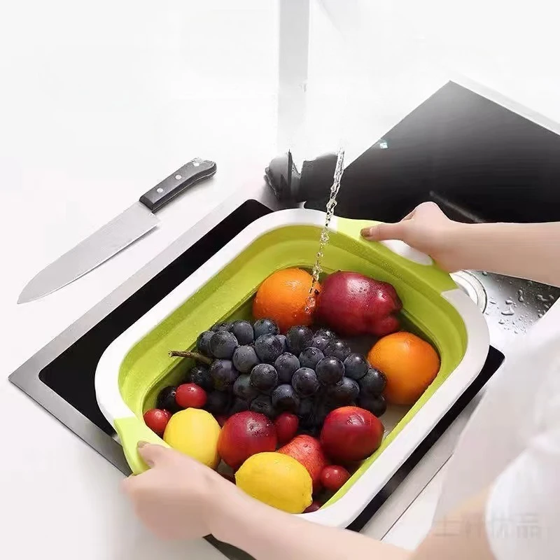 Foldable Silicone Cutting Board Multi-function Sink Tub Beverage Tubs Camping Chopping Stand Convenient Simple Draining Basket
Foldable Silicone Cutting Board Multi-function Sink Tub Beverage Tubs Camping Chopping Stand Convenient Simple Draining Basket