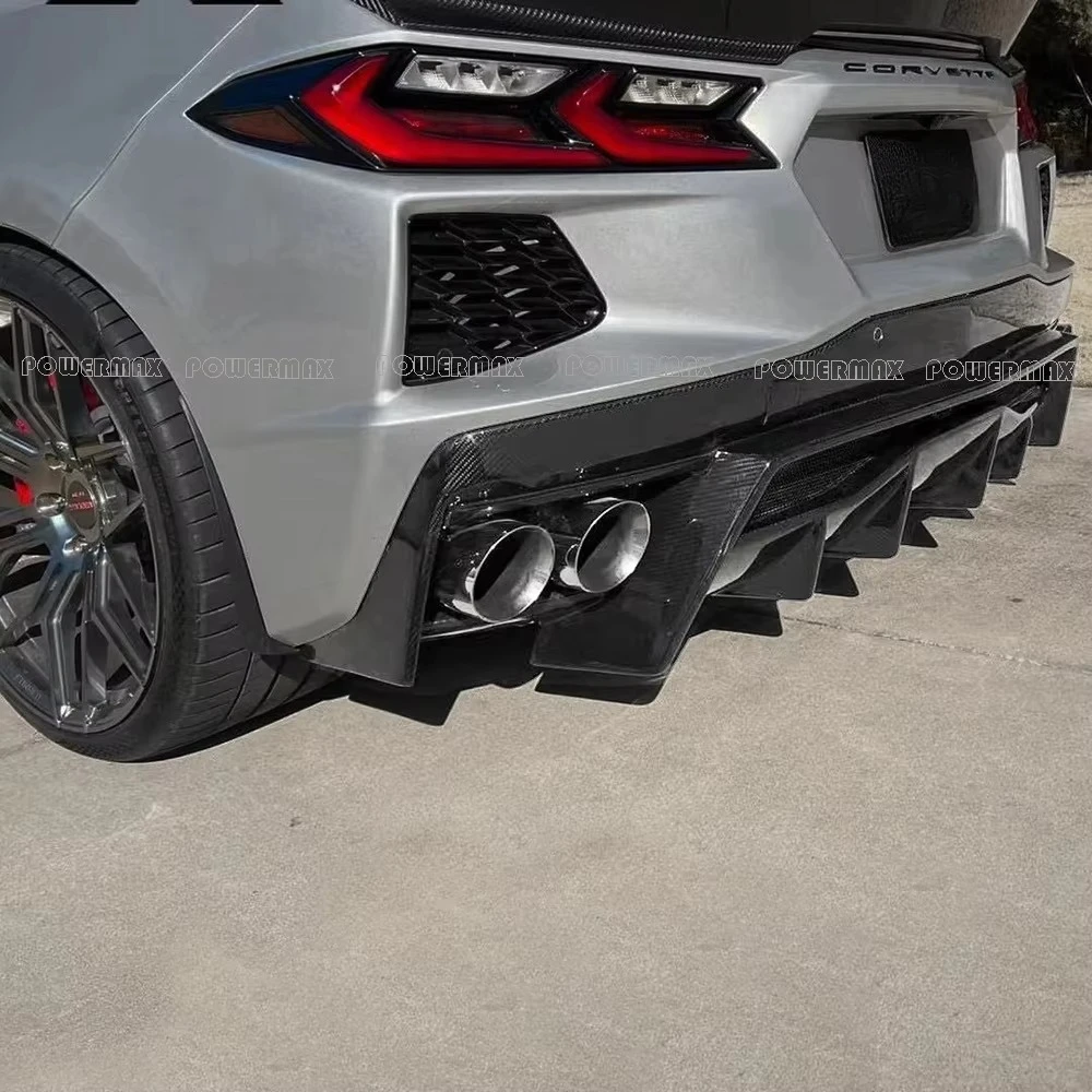 New Arrival Carbon Fiber A Style Rear Diffuser for Corvette C8 Stingray
New Arrival Carbon Fiber A Style Rear Diffuser for Corvette C8 Stingray