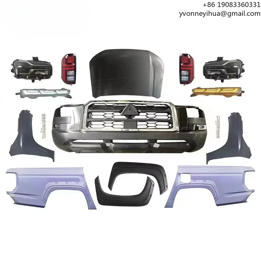 Pickup 4X4 Off Road Accessories Car Conversion Body Kit Engine Hood Head Light Taillight For 2019 Triton Upgrade To 2024 Parts
Pickup 4X4 Off Road Accessories Car Conversion Body Kit Engine Hood Head Light Taillight For 2019 Triton Upgrade To 2024 Parts