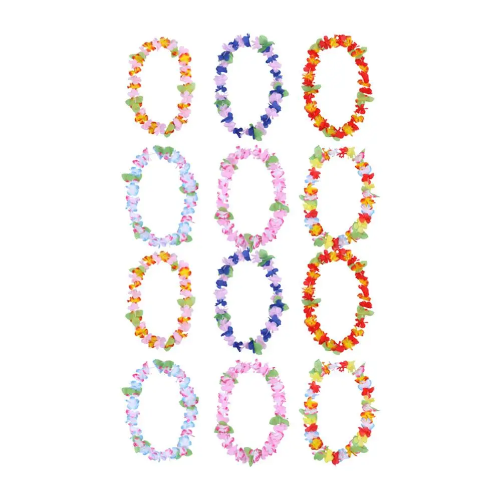 12 Pcs Garland Ornament Set Dance Costume Accessory Tropical Flower Necklaces Decorate Lei Hawaiian Floral
12 Pcs Garland Ornament Set Dance Costume Accessory Tropical Flower Necklaces Decorate Lei Hawaiian Floral