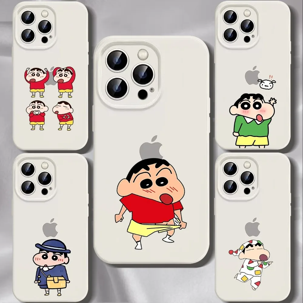 Cartoon Crayon S-Shin-chan Phone Case For Iphone 11 13 14 Pro Max X Xr Xs Max Se2020 12mini White Cover Case
Cartoon Crayon S-Shin-chan Phone Case For Iphone 11 13 14 Pro Max X Xr Xs Max Se2020 12mini White Cover Case