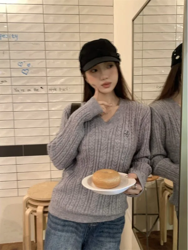 Американский Sle Lazy V Ne Вышитый витой вязаный свитер Внутренняя одежда Повседневная одежда для поездок на работу Slim Fit Long Sve Thermal Top
Американский Sle Lazy V Ne Вышитый витой вязаный свитер Внутренняя одежда Повседневная одежда для поездок на работу Slim Fit Long Sve Thermal Top