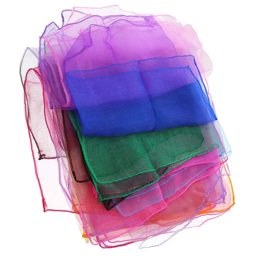 15pcs Colorful Performance Dance Scarves Stage Props Juggling Square Scarves Music Movement Rhythm Accessories Lightweight
15pcs Colorful Performance Dance Scarves Stage Props Juggling Square Scarves Music Movement Rhythm Accessories Lightweight