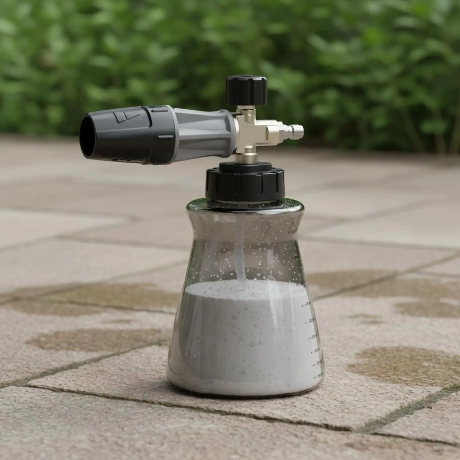 1000 Ml Soap Foam Brass Core Pressure Washer Cleaning Tool 1/4 Inch Quick Connect for Garage
1000 Ml Soap Foam Brass Core Pressure Washer Cleaning Tool 1/4 Inch Quick Connect for Garage