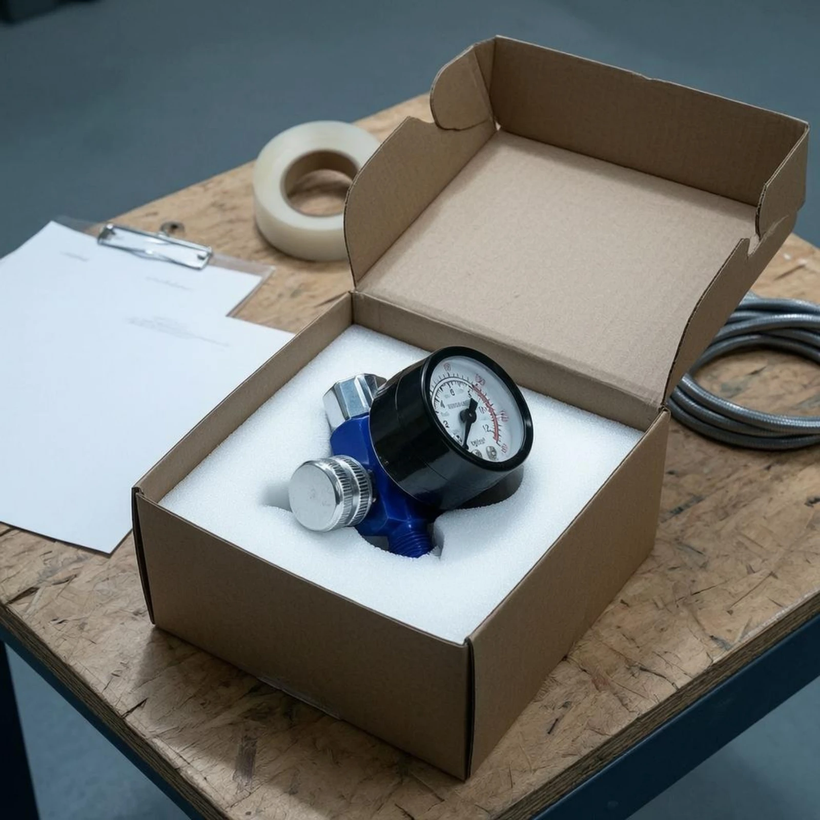 Pneumatic Pressure Regulating Valve Two-Scale Scale Spray Air Regulator Spray Regulator Threaded Connector
Pneumatic Pressure Regulating Valve Two-Scale Scale Spray Air Regulator Spray Regulator Threaded Connector