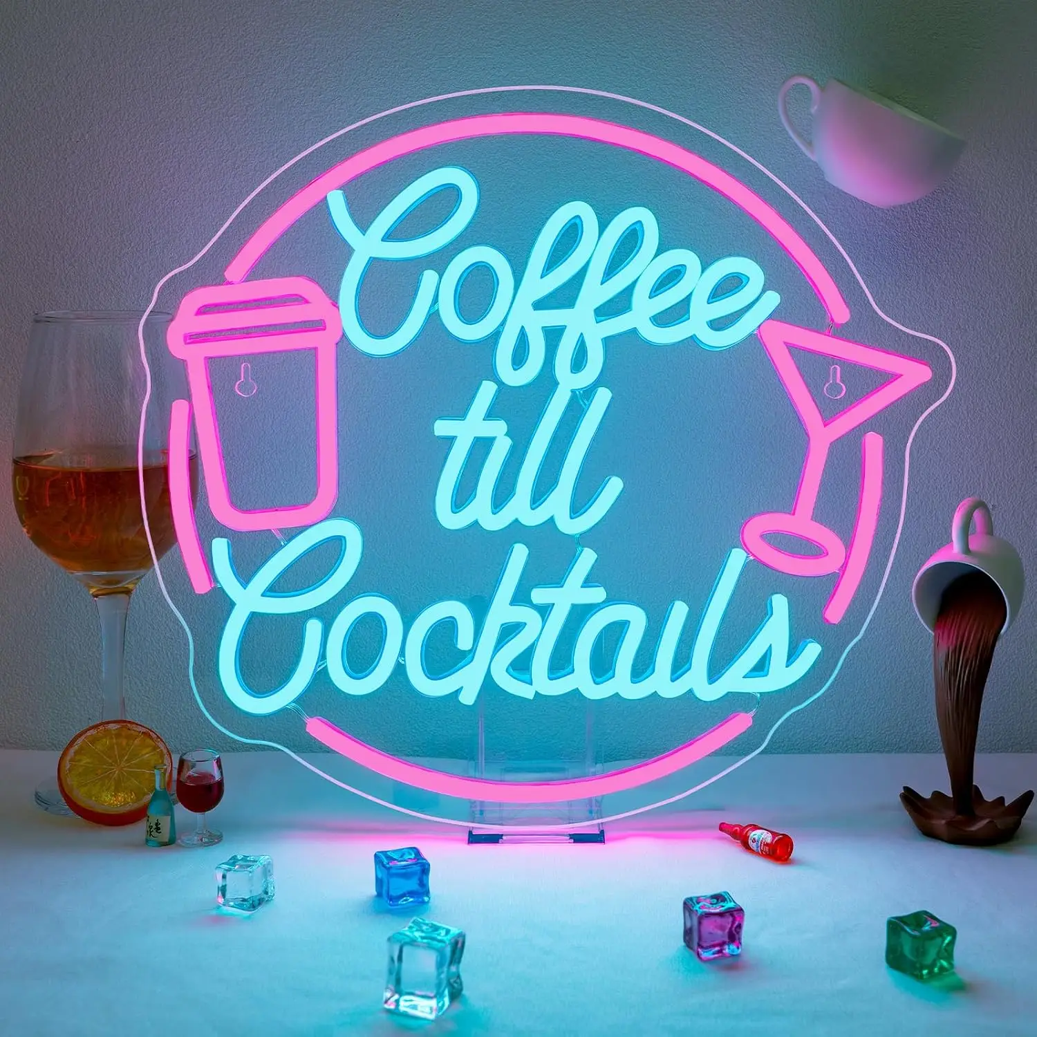 Coffee Till Cocktail Neon Sign USB Powered LED Neon Light for Bar Coffee Shop Party Gaming Room Bedroom Decor Christmas Gift
Coffee Till Cocktail Neon Sign USB Powered LED Neon Light for Bar Coffee Shop Party Gaming Room Bedroom Decor Christmas Gift