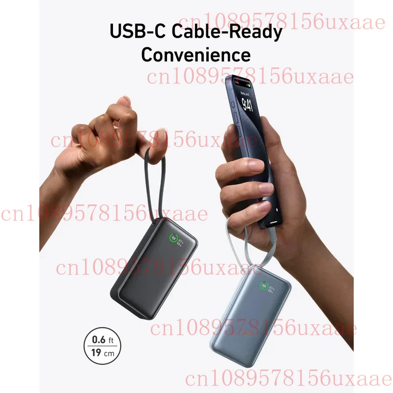 for Anker Nano Power Bank 10000mAh PD 30W Spare Battery External Portable Charger Built in USB-C Cable iPhone 15 16 Android
for Anker Nano Power Bank 10000mAh PD 30W Spare Battery External Portable Charger Built in USB-C Cable iPhone 15 16 Android