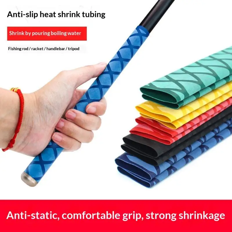 1Pcs Fork/Fish Scale Patterns Non-Slip Heat Shrink Grip Sleeves For Fishing Rods Rackets Tool Handles DIY Accessories
1Pcs Fork/Fish Scale Patterns Non-Slip Heat Shrink Grip Sleeves For Fishing Rods Rackets Tool Handles DIY Accessories