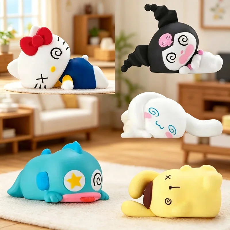 New Product In Stock Kt Cat Kuromi Character Fainting Design Blind Box Figurine Desktop Ornament As A Holiday Surprise Gift
New Product In Stock Kt Cat Kuromi Character Fainting Design Blind Box Figurine Desktop Ornament As A Holiday Surprise Gift